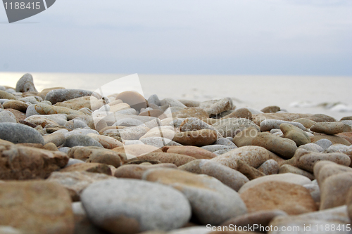 Image of smooth beach stones