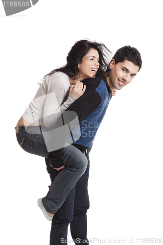 Image of Happy young couple

