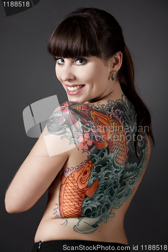 Image of Woman with a tattoo