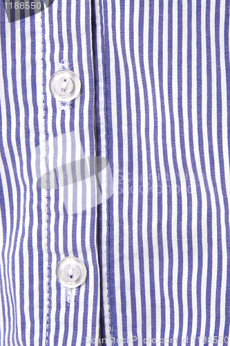 Image of white and blue striped shirt