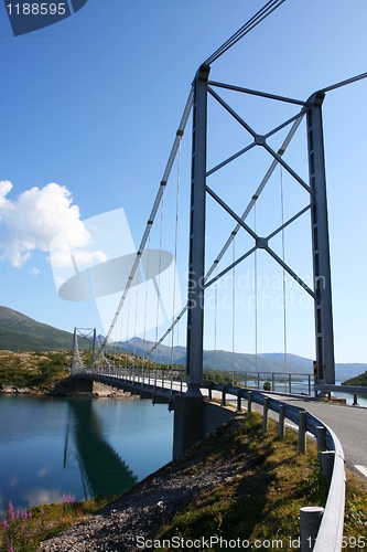 Image of Suspension bridge at Lofoten in Norway