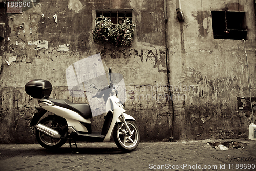 Image of  Vintage scooter in Rhodes