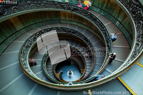 Image of Spiral Staircase, Vatican, Rome