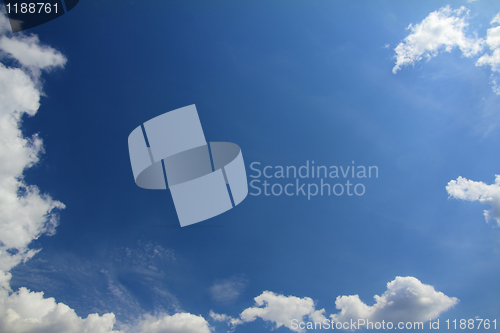 Image of clouds - frame border background