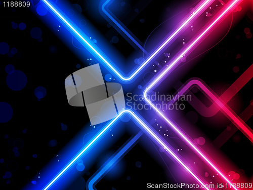 Image of Rainbow  Lines Background Neon Laser