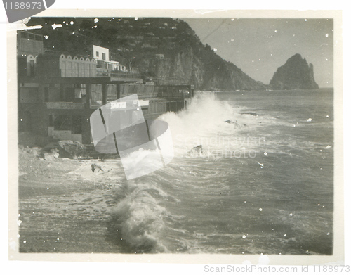 Image of Old photo of Capri, Naples, Italy