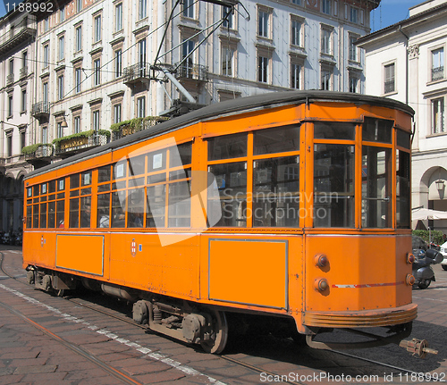 Image of Vintage tram, Milan