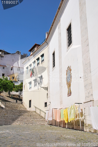 Image of Sao Miguel stairs in Lisbon