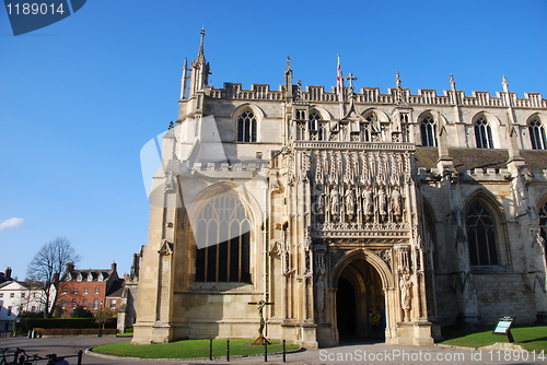 Image of Entrance of Gloucester Cathedral (sculptures detail)