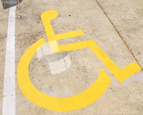 Image of Wheelchair  sign
