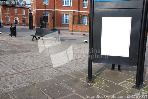 Image of Billboard at the sidewalk