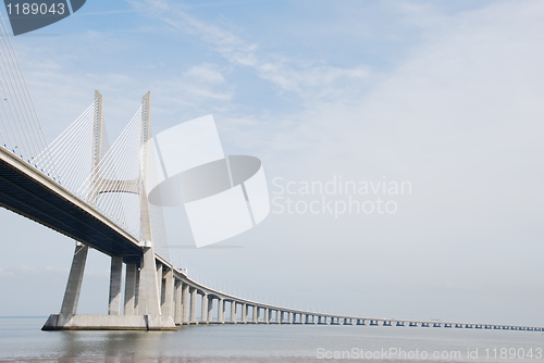 Image of Vasco da Gama Bridge in Lisbon, Portugal