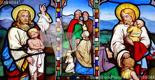 Image of Religious stained glass window collection