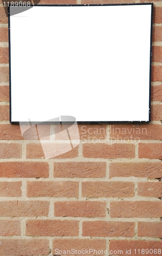 Image of Brick wall billboard