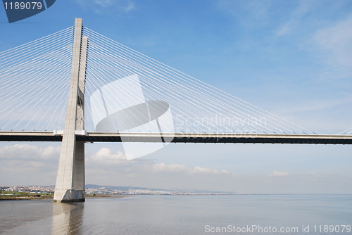 Image of Vasco da Gama Bridge in Lisbon, Portugal