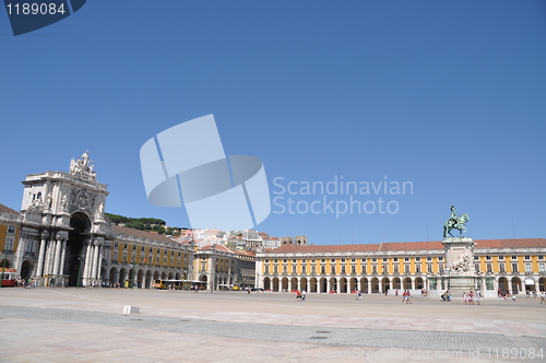 Image of Commerce Square in Lisbon