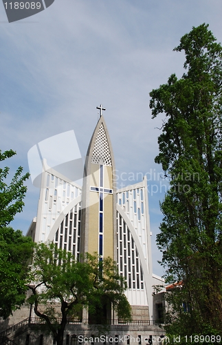 Image of Nossa Senhora Auxiliadora Church in Lisbon