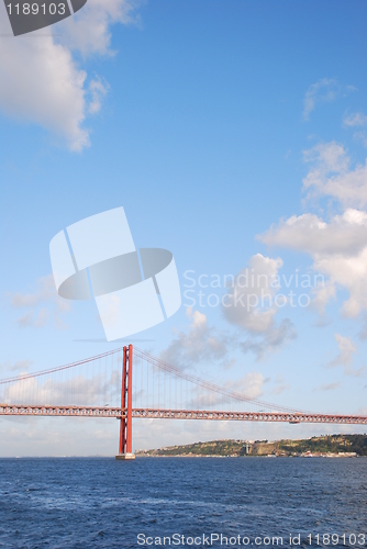 Image of 25th April bridge in Lisbon, Portugal