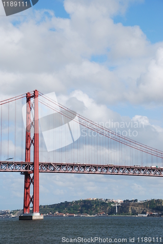 Image of 25th April bridge in Lisbon, Portugal