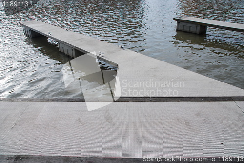 Image of Empty landing stage