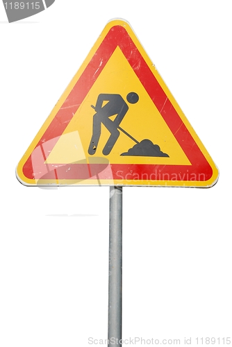 Image of Construction road sign