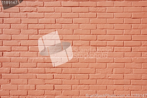 Image of Salmon brick wall