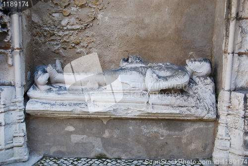 Image of Manueline tomb in Lisbon, Portugal