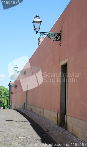 Image of Street lamp post