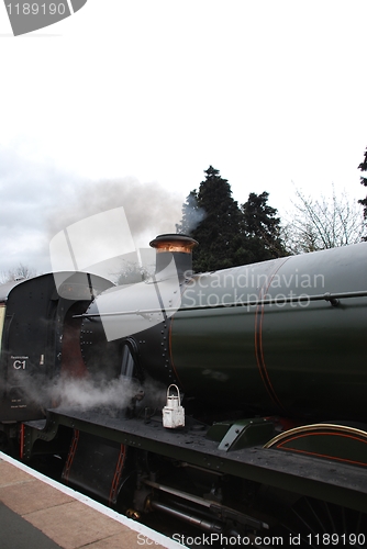 Image of Antique steam train