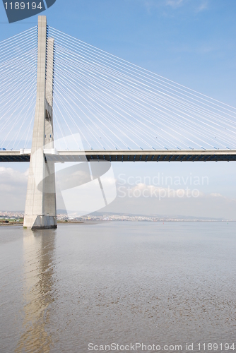 Image of Vasco da Gama Bridge in Lisbon, Portugal