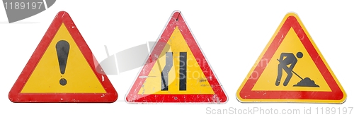 Image of Construction signs