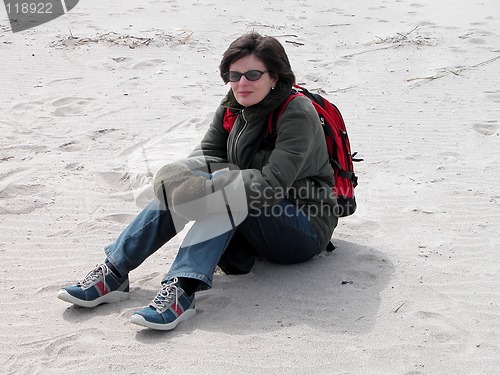 Image of Girl On The Beach