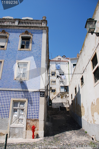 Image of Abandoned residential building/alley in Lisbon