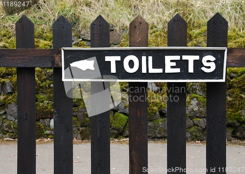 Image of Toilets sign