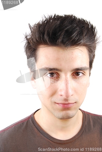 Image of Portrait of a handsome happy young guy