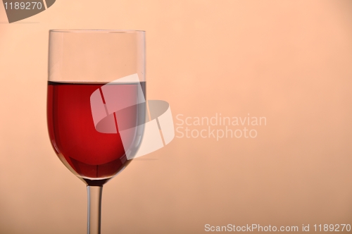 Image of Glass of red wine