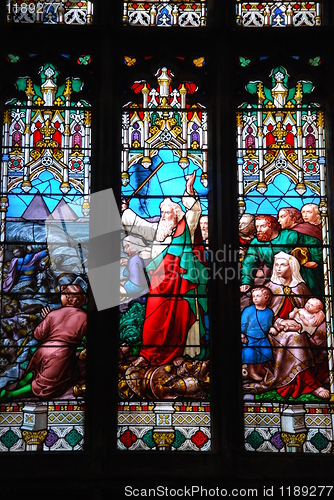 Image of Religious stained glass windows