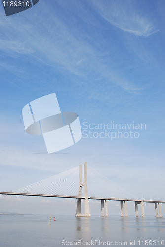 Image of Vasco da Gama Bridge in Lisbon, Portugal