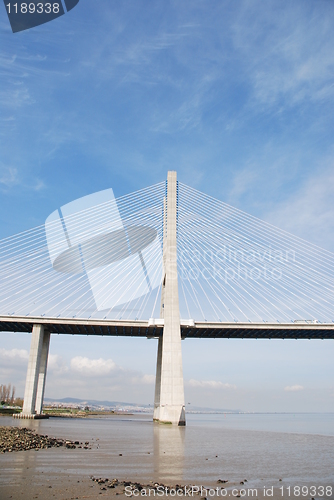 Image of Vasco da Gama Bridge in Lisbon, Portugal