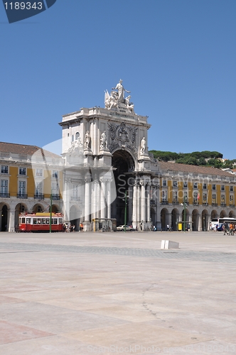 Image of Commerce Square in Lisbon