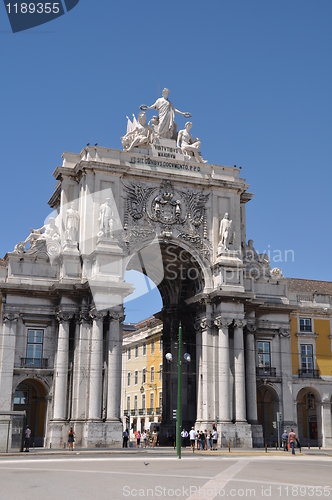 Image of Commerce Square in Lisbon