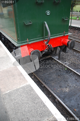 Image of Antique steam train
