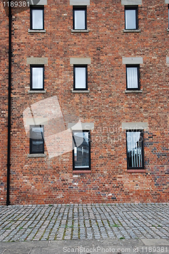 Image of Brick building facade