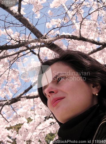 Image of Woman in spring