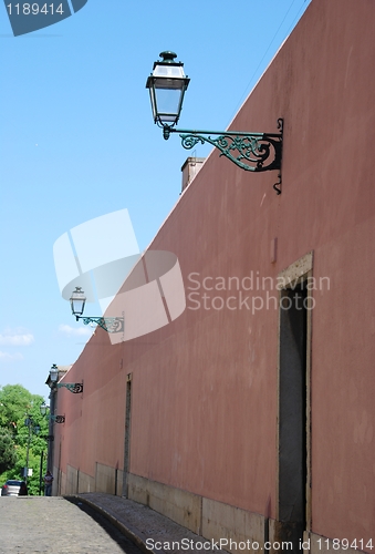 Image of Street lamp post