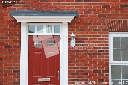 Image of Red brick house (detail)