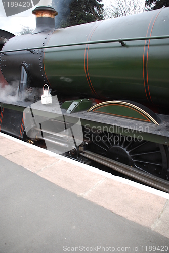 Image of Antique steam train