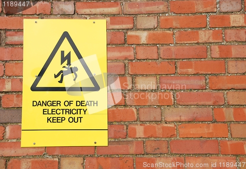 Image of High voltage sign