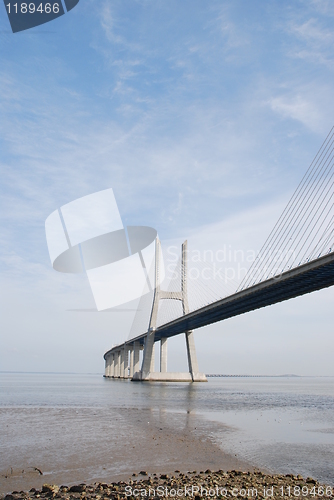 Image of Vasco da Gama Bridge in Lisbon, Portugal