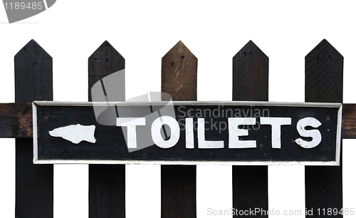 Image of Toilets sign